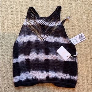 Tie dye crochet top